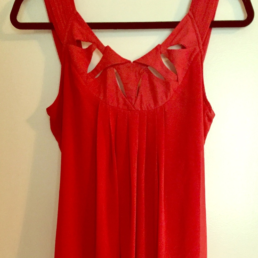 Cutout Neckline Dress